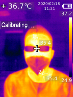 camara termografica para medio de temperatura corporal